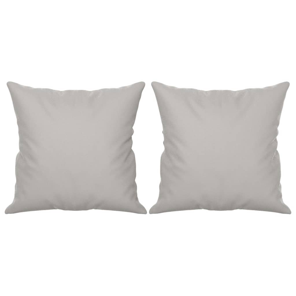 vidaXL 3 Piece Sofa Set with Pillows Dark Gray Microfiber Fabric-44