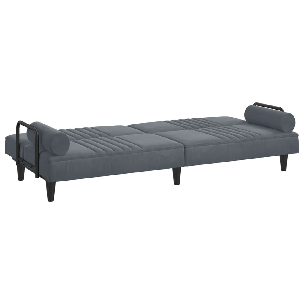 vidaXL Sofa Bed with Armrests Couch Recliner Loveseat Folding Daybed Velvet-71