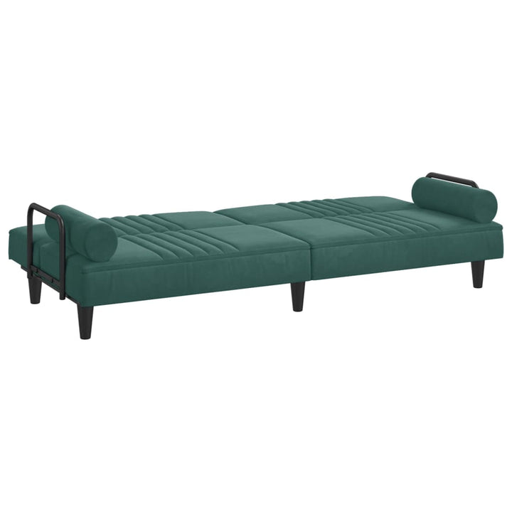 vidaXL Sofa Bed with Armrests Couch Recliner Loveseat Folding Daybed Velvet-56