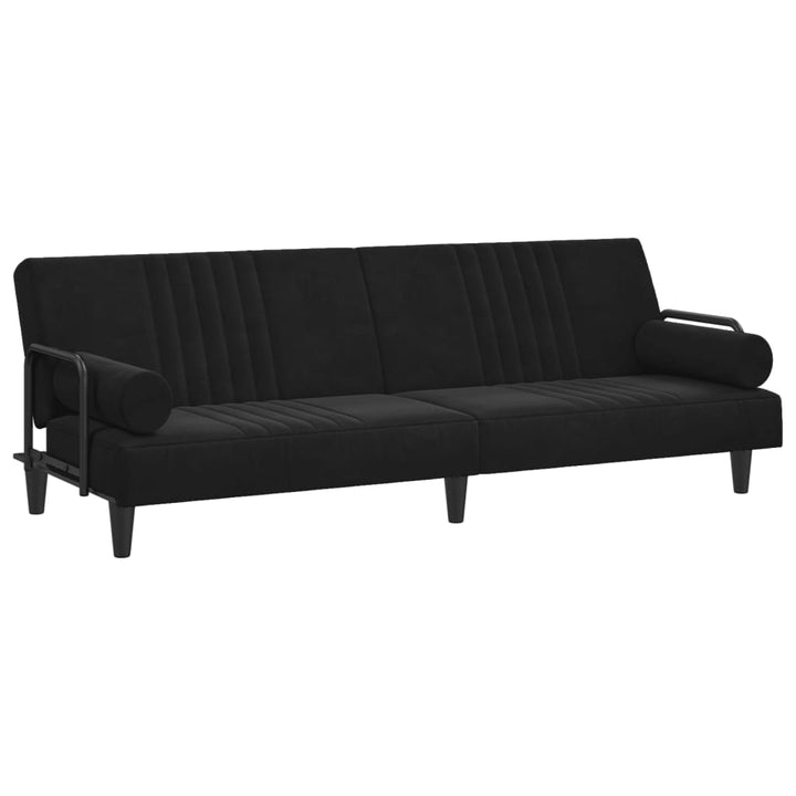 vidaXL Sofa Bed with Armrests Couch Recliner Loveseat Folding Daybed Velvet-25
