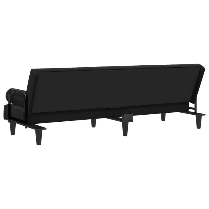 vidaXL Sofa Bed with Armrests Couch Recliner Loveseat Folding Daybed Velvet-7