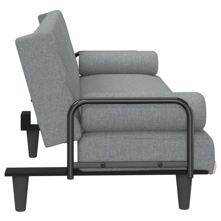 vidaXL Sleeper Sofa with Armrests Sofa Couch Recliner Chair Loveseat Fabric-35