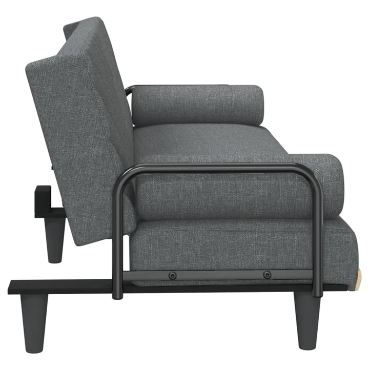 vidaXL Sleeper Sofa with Armrests Sofa Couch Recliner Chair Loveseat Fabric-7