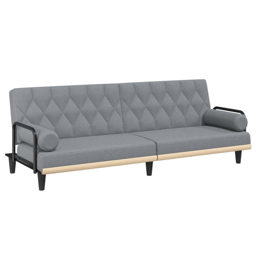 vidaXL Sofa Bed with Armrests Sleeper Sofa Loveseat Recliner Chair Fabric-15