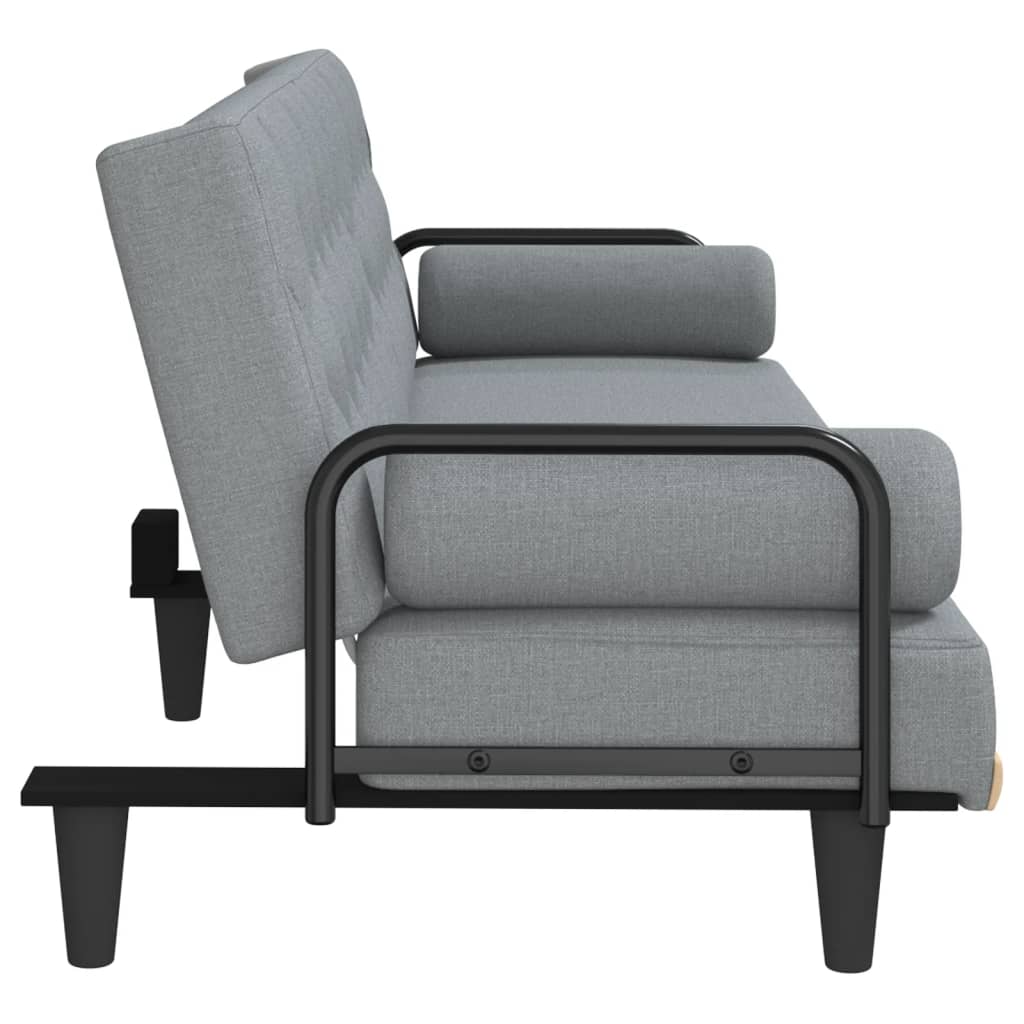 vidaXL Sofa Bed with Armrests Sleeper Sofa Loveseat Recliner Chair Fabric-42