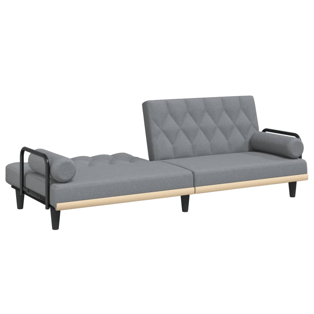vidaXL Sofa Bed with Armrests Sleeper Sofa Loveseat Recliner Chair Fabric-44