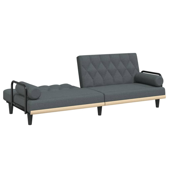 vidaXL Sofa Bed with Armrests Sleeper Sofa Loveseat Recliner Chair Fabric-38