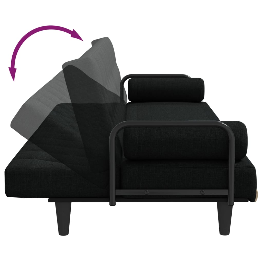 vidaXL Sofa Bed with Armrests Sleeper Sofa Loveseat Recliner Chair Fabric-19