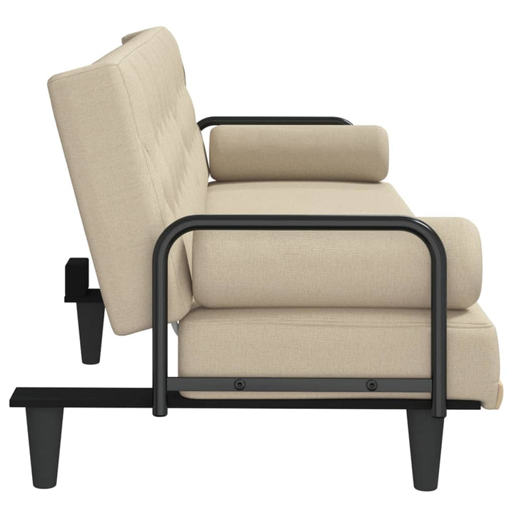 vidaXL Sofa Bed with Armrests Sleeper Sofa Loveseat Recliner Chair Fabric-21