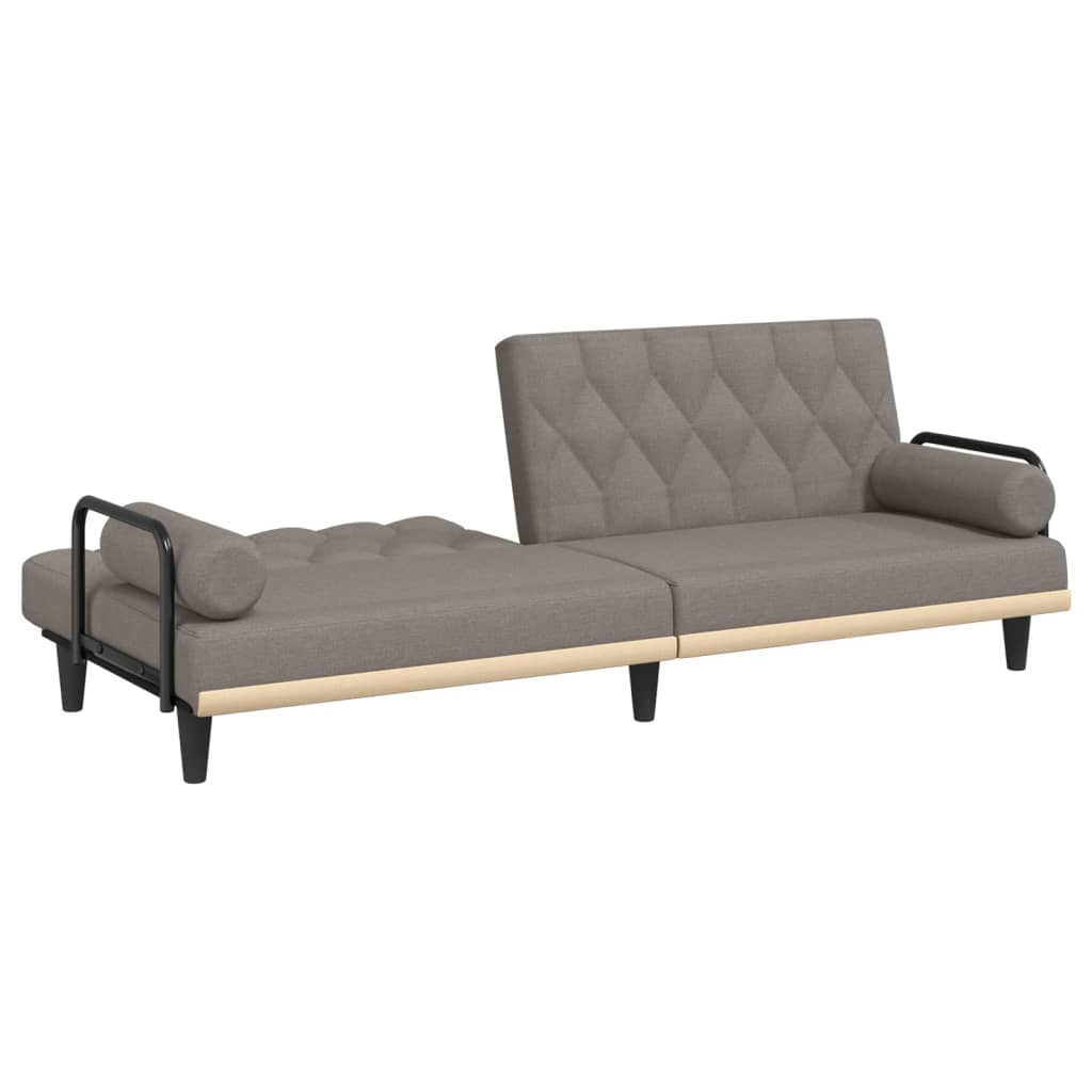 vidaXL Sofa Bed with Armrests Sleeper Sofa Loveseat Recliner Chair Fabric-59