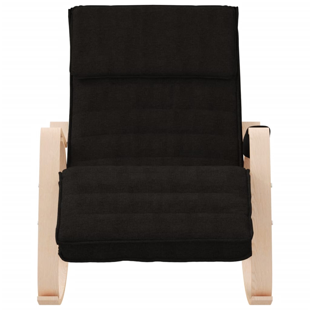 vidaXL Rocking Chair Cream Fabric-0