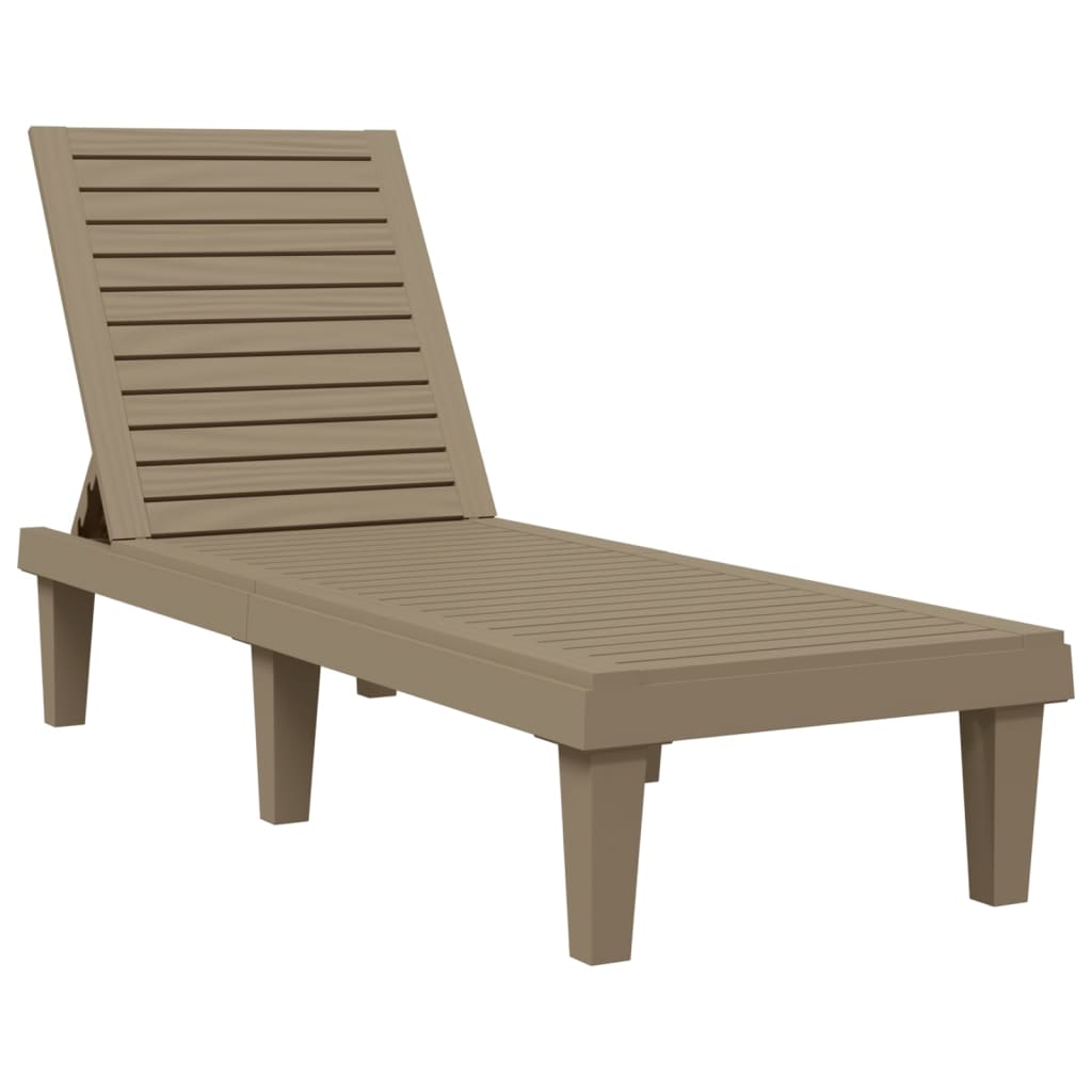 vidaXL Daybed Chaise Lounge Chair Outdoor Seating Furniture Polypropylene-8