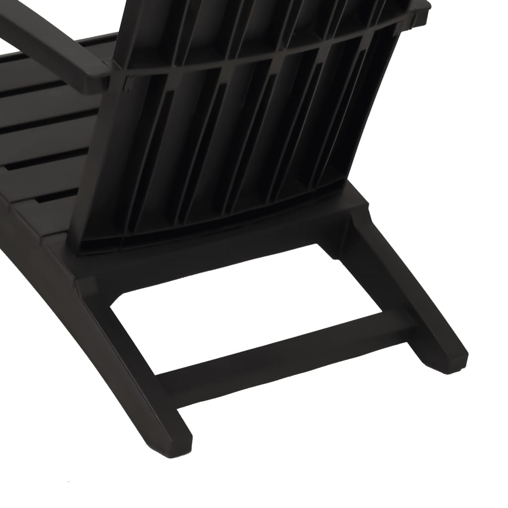 vidaXL Adirondack Chair Outdoor Furniture Lawn Chair for Deck Polypropylene-25