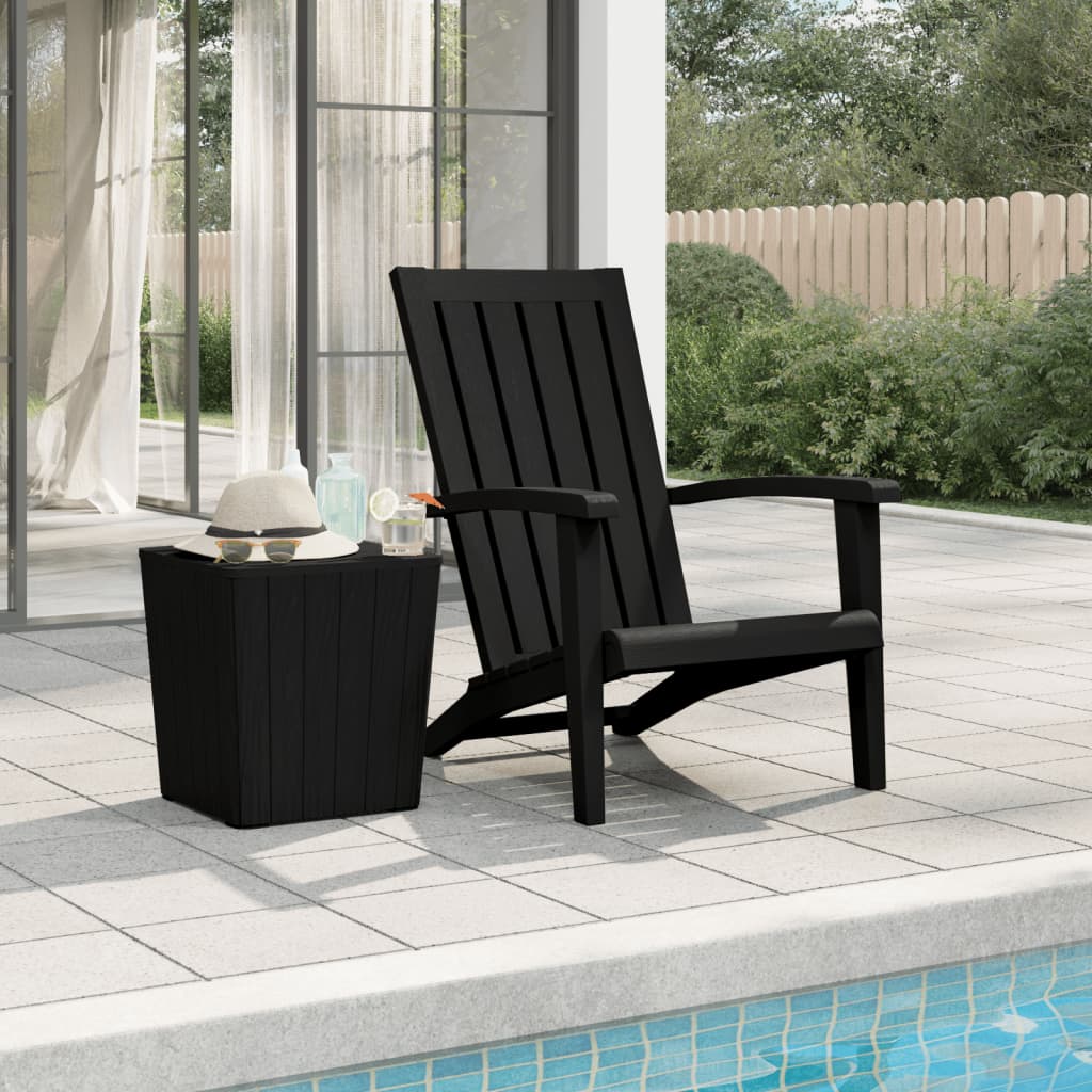vidaXL Adirondack Chair Outdoor Furniture Lawn Chair for Deck Polypropylene-18