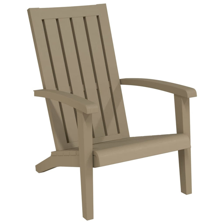 vidaXL Adirondack Chair Outdoor Furniture Lawn Chair for Deck Polypropylene-5