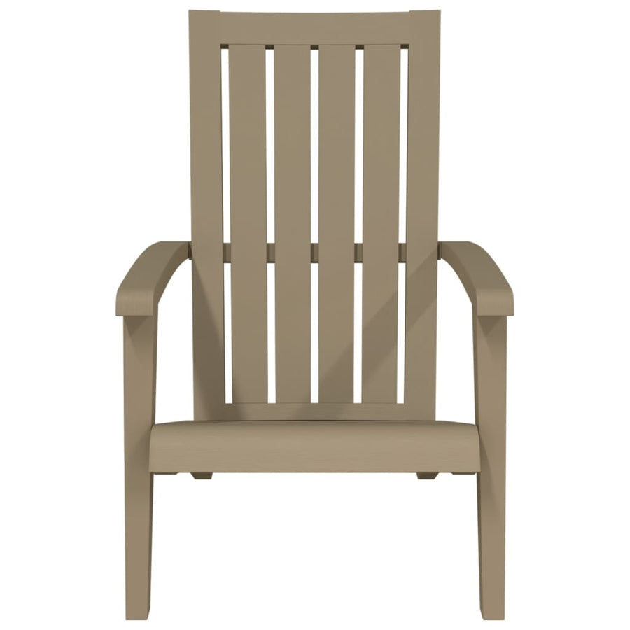 vidaXL Adirondack Chair Outdoor Furniture Lawn Chair for Deck Polypropylene-0