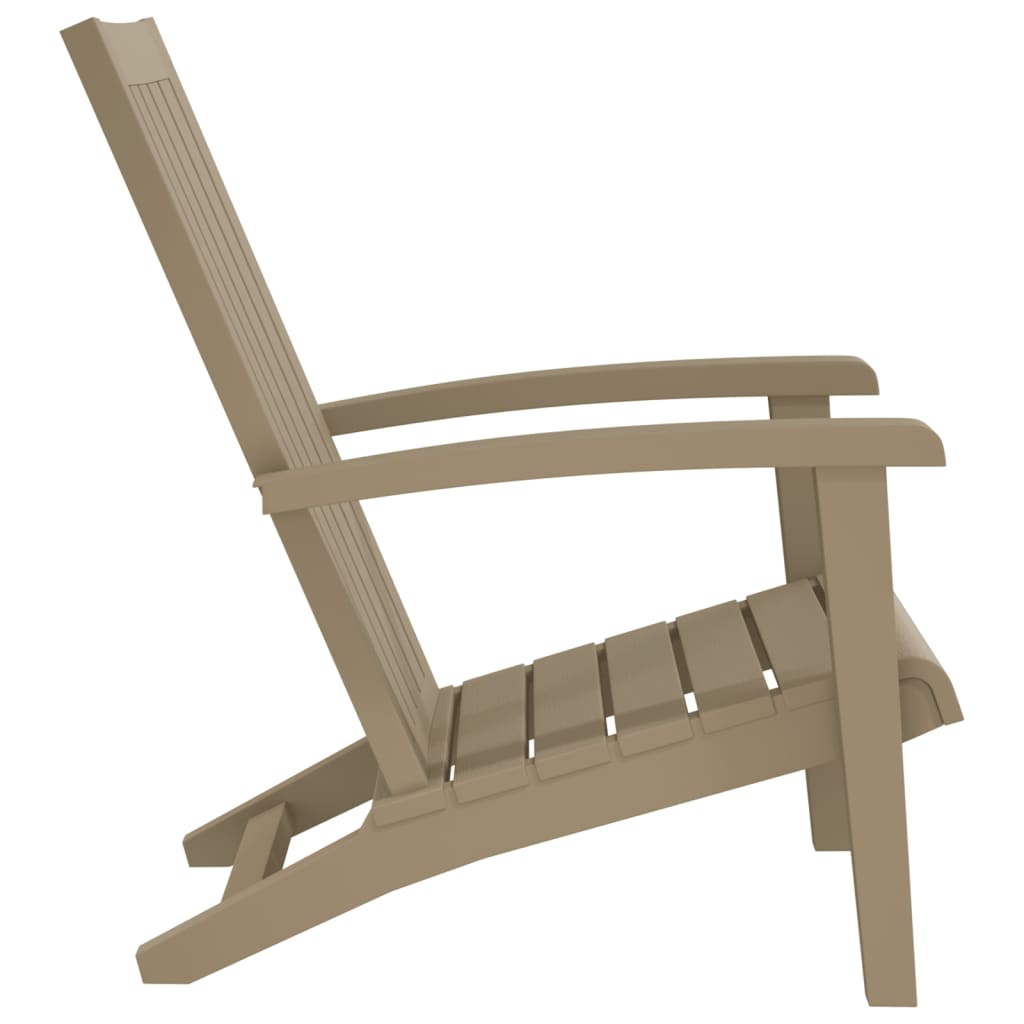 vidaXL Adirondack Chair Outdoor Furniture Lawn Chair for Deck Polypropylene-2