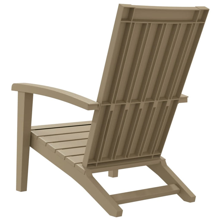 vidaXL Adirondack Chair Outdoor Furniture Lawn Chair for Deck Polypropylene-4