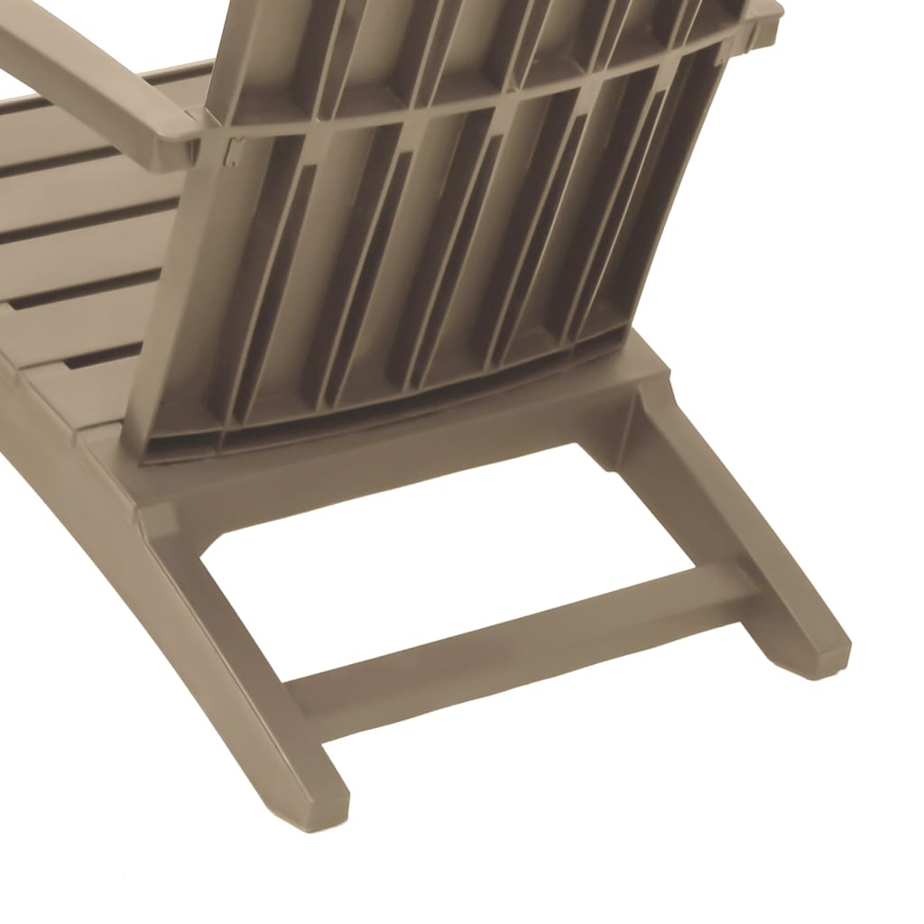 vidaXL Adirondack Chair Outdoor Furniture Lawn Chair for Deck Polypropylene-8