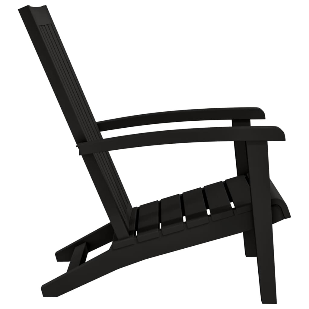 vidaXL Adirondack Chair Outdoor Furniture Lawn Chair for Deck Polypropylene-17