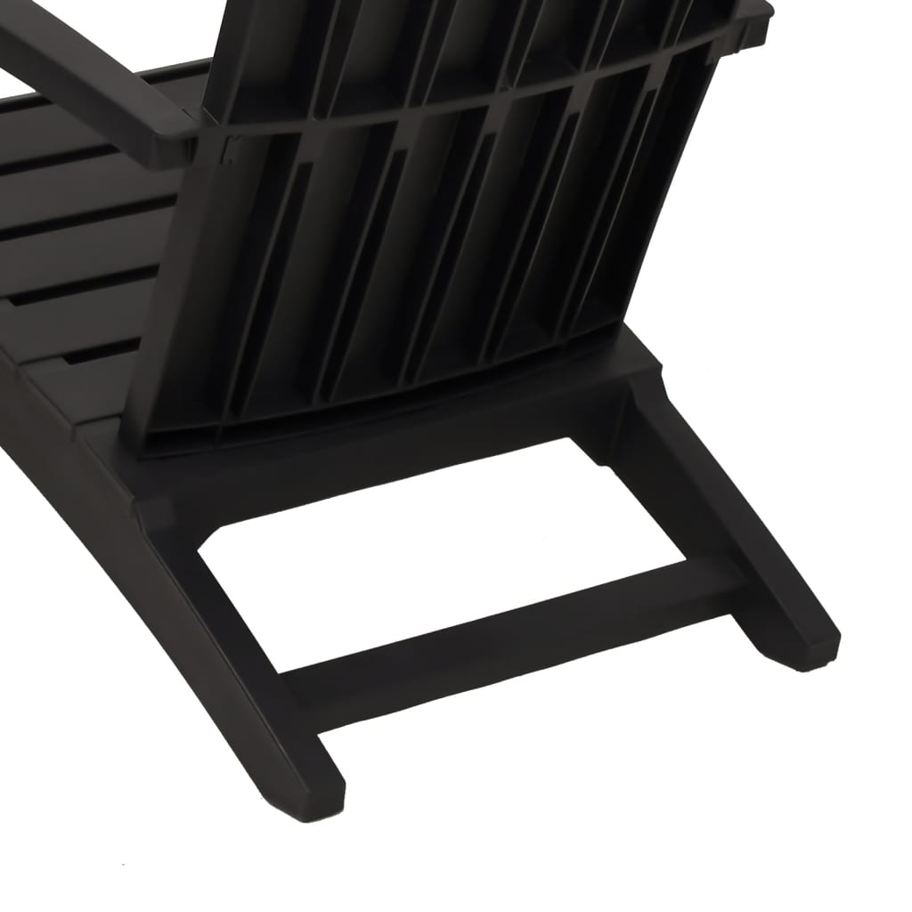 vidaXL Adirondack Chair Outdoor Furniture Lawn Chair for Deck Polypropylene-10