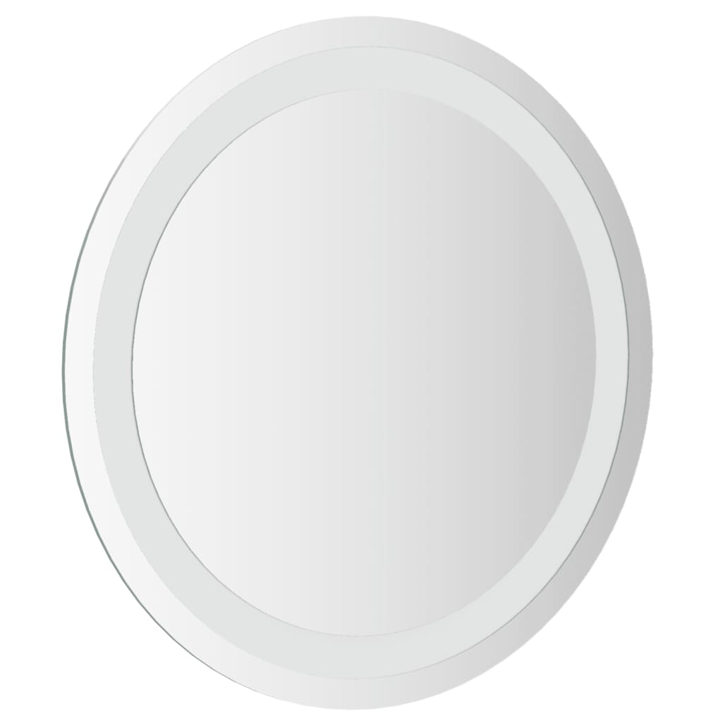 vidaXL LED Bathroom Mirror Wall Mounted Vanity Mirror for Home Bathroom Round-29