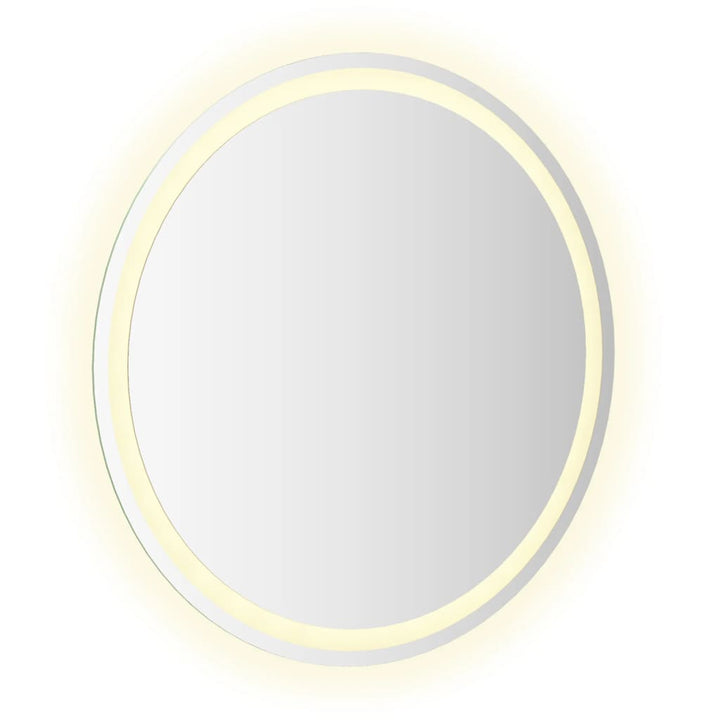 vidaXL LED Bathroom Mirror Wall Mounted Vanity Mirror for Home Bathroom Round-31