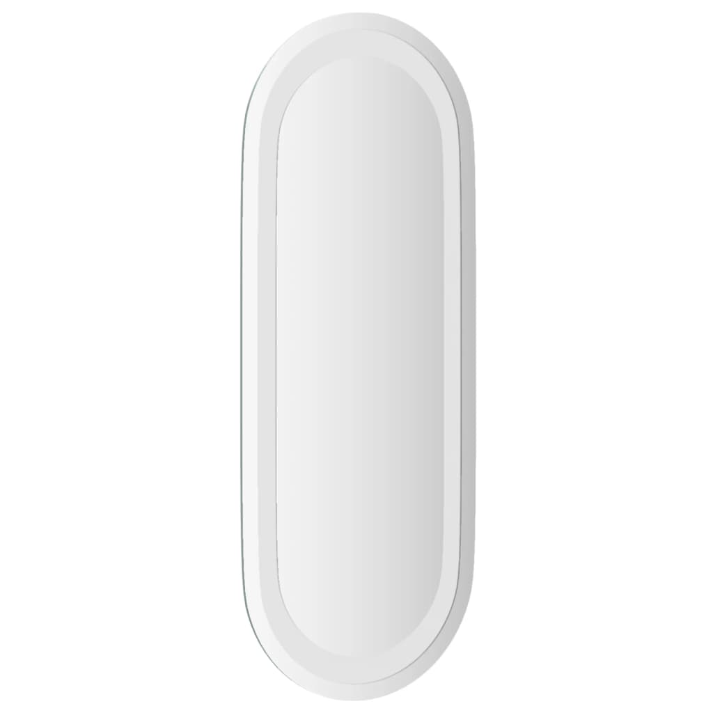 vidaXL LED Bathroom Mirror Wall Mounted Makeup Vanity Mirror for Bathroom Oval-27