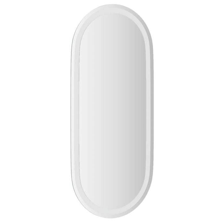 vidaXL LED Bathroom Mirror Wall Mounted Makeup Vanity Mirror for Bathroom Oval-32