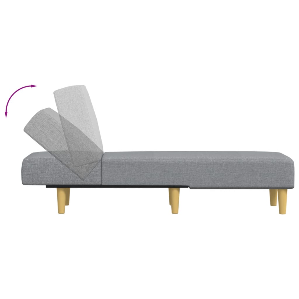 vidaXL Lounger Modern Settee Lounge Sofa Chair Bed Living Room Seating Velvet-2