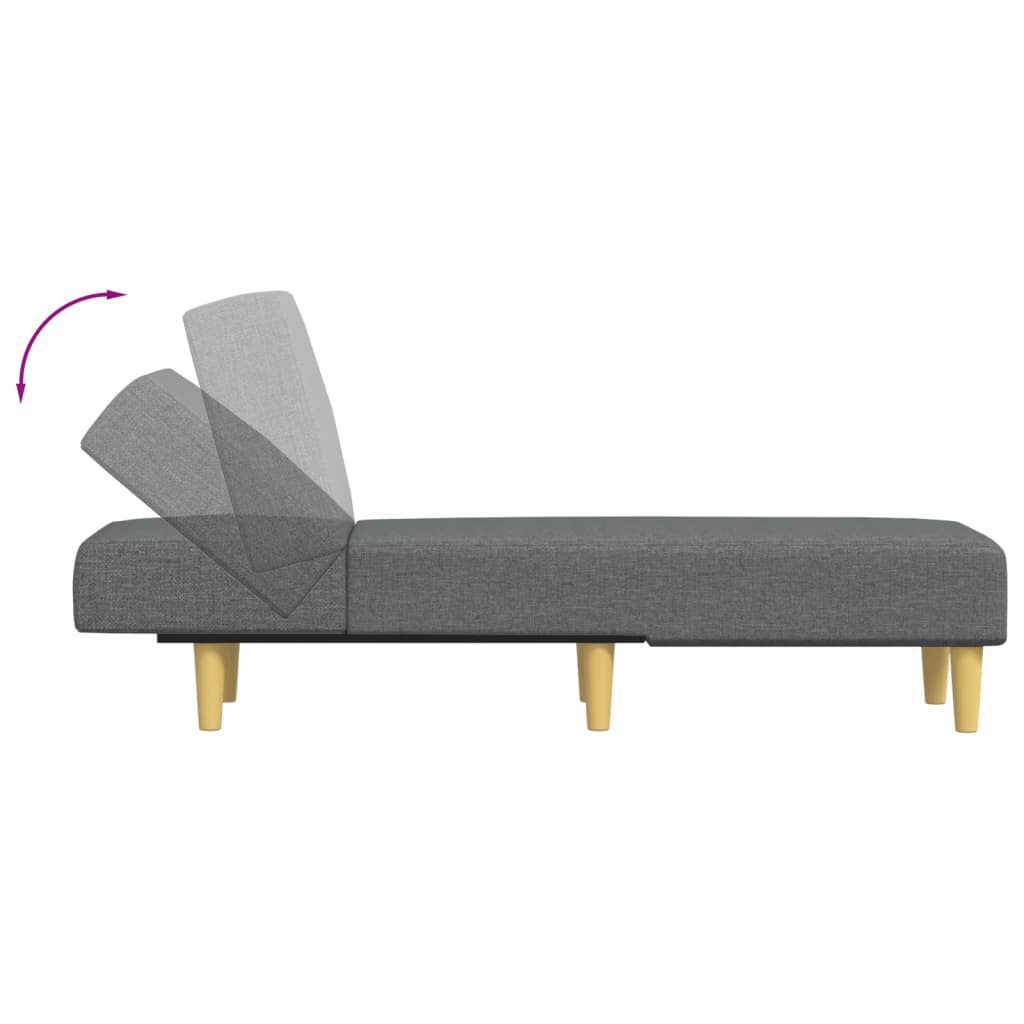 vidaXL Lounger Modern Settee Lounge Sofa Chair Bed Living Room Seating Velvet-24