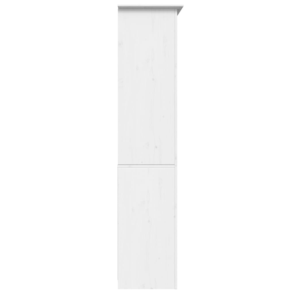vidaXL Bookshelf Storage File Cabinet Shelf with Doors BODO Solid Wood Pine-3