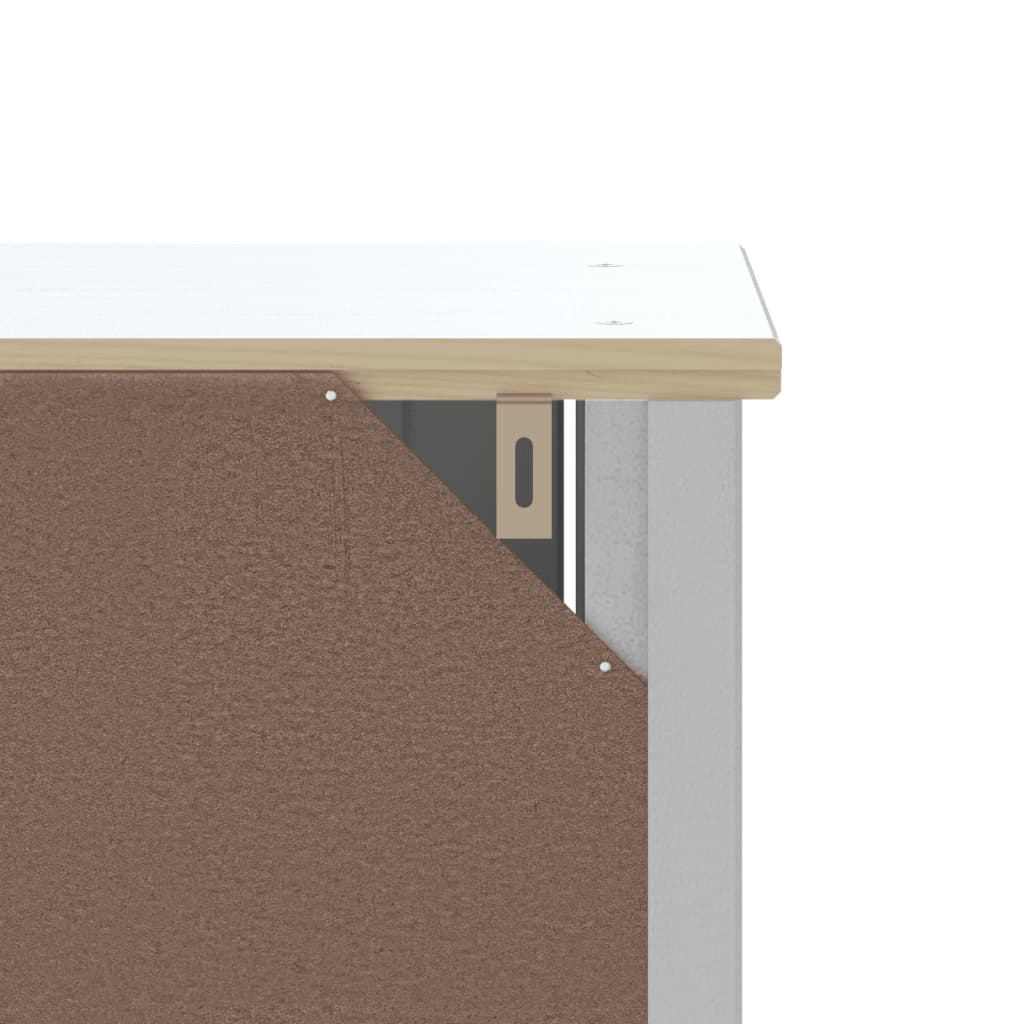 vidaXL Bathroom Cabinet Floor Cabinet for Living Room BERG Solid Wood Pine-13