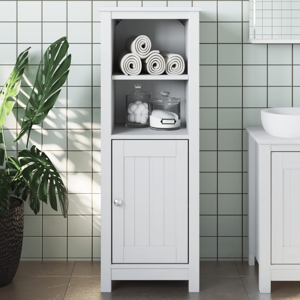 vidaXL Bathroom Cabinet Floor Cabinet for Living Room BERG Solid Wood Pine-33