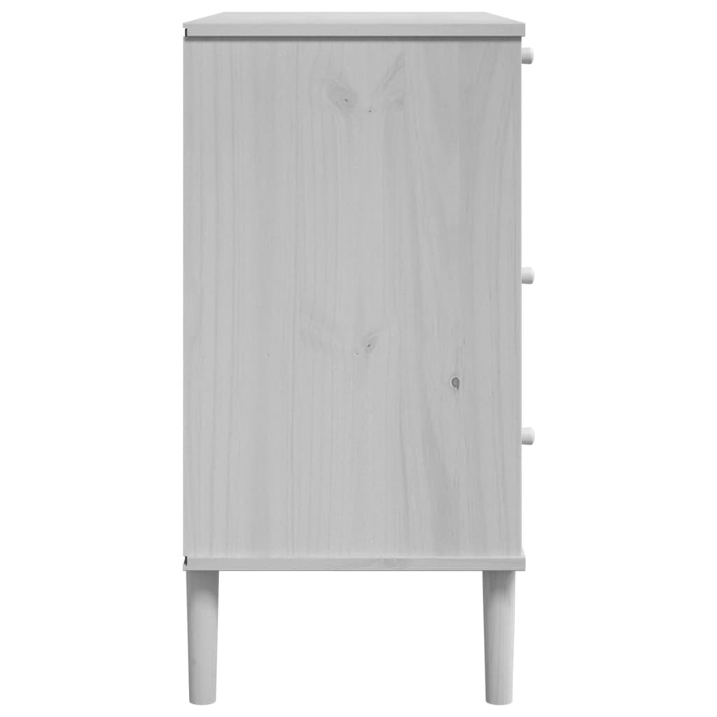 vidaXL Drawer Cabinet Storage File Sideboard SENJA Rattan Look Solid Wood Pin-9