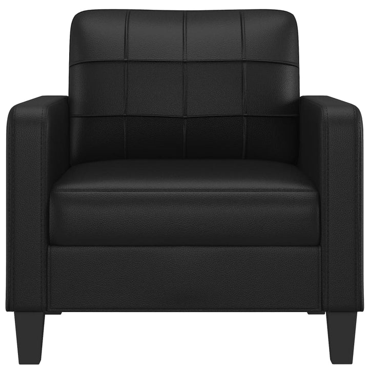 vidaXL Sofa Upholstered Accent Sofa Chair Living Room Seating Faux Leather-24