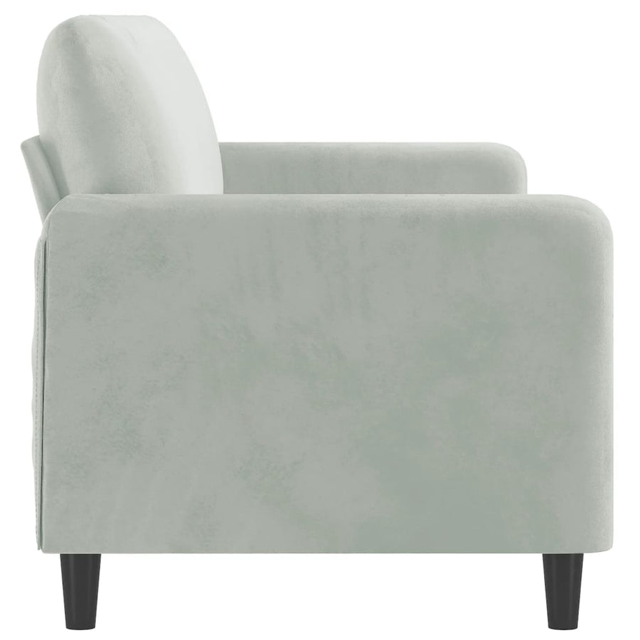 vidaXL Sofa Chair Upholstered Single Sofa Armchair for Living Room Velvet-20