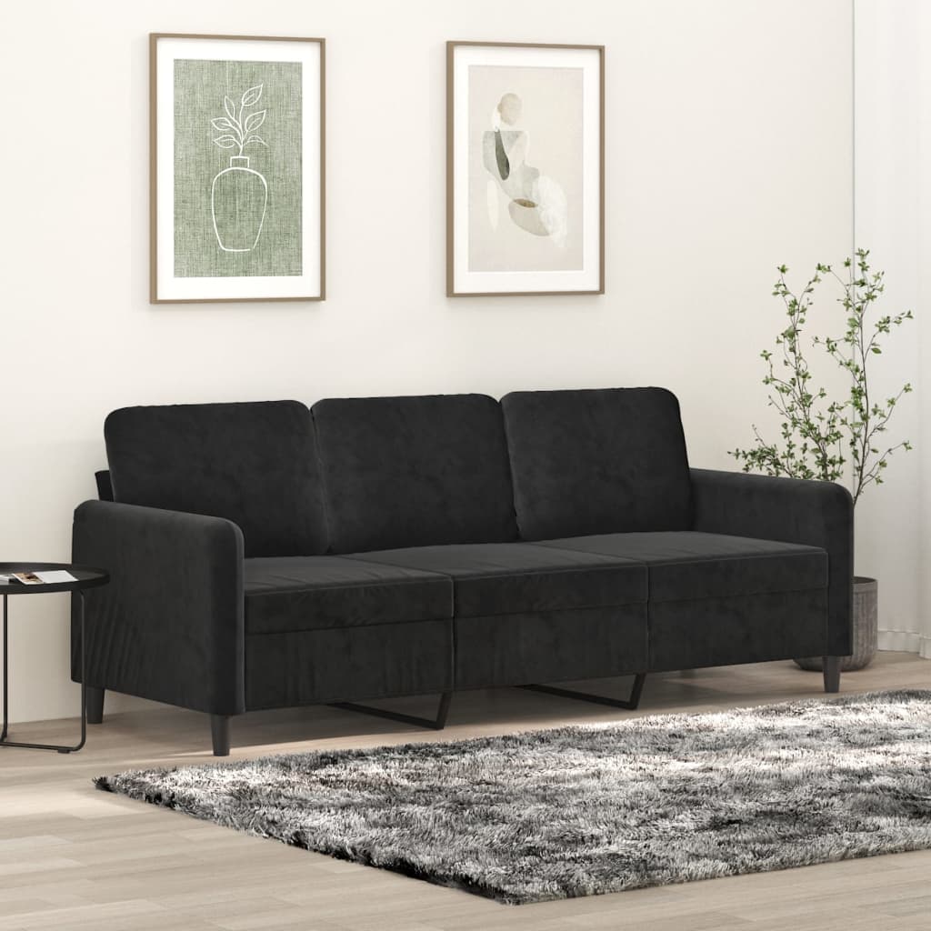 vidaXL Sofa Chair Upholstered Single Sofa Armchair for Living Room Velvet-3