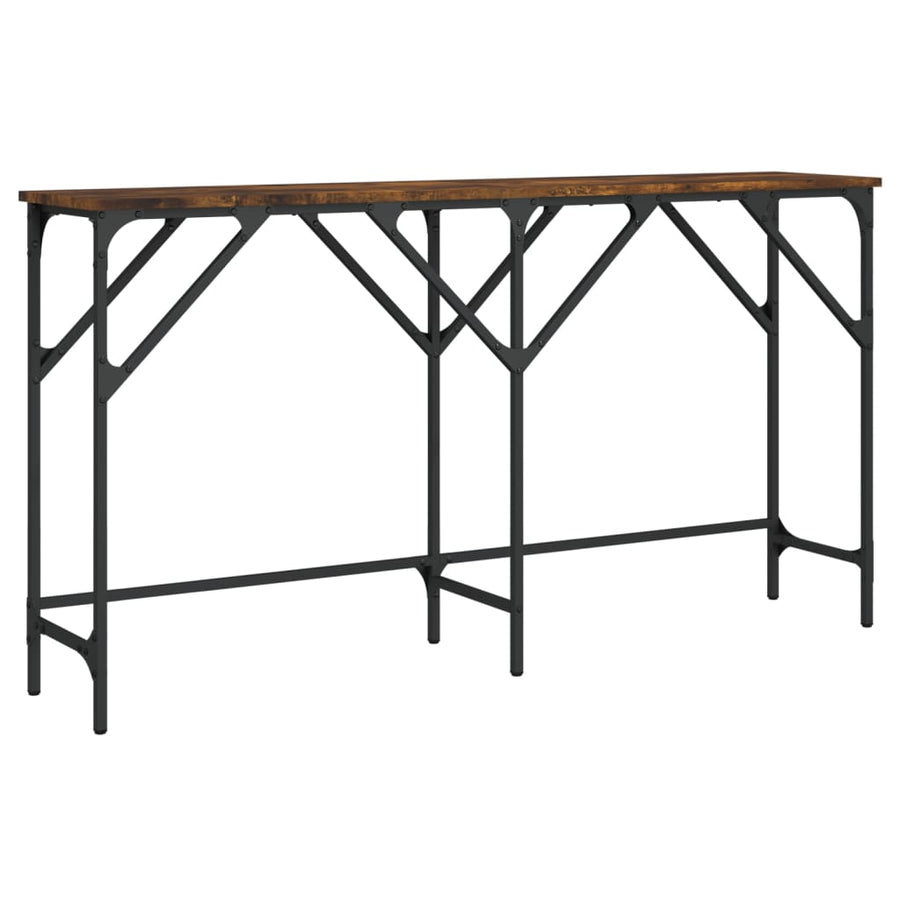 vidaXL Console Table Black 70.9"x11.4"x29.5" Engineered Wood-20