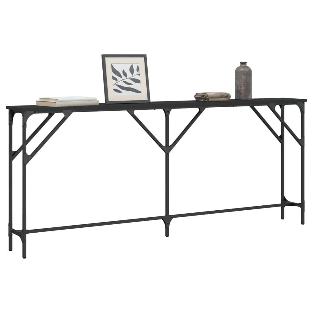 vidaXL Console Table Storage Side Sofa Desk for Living Room Engineered Wood-9