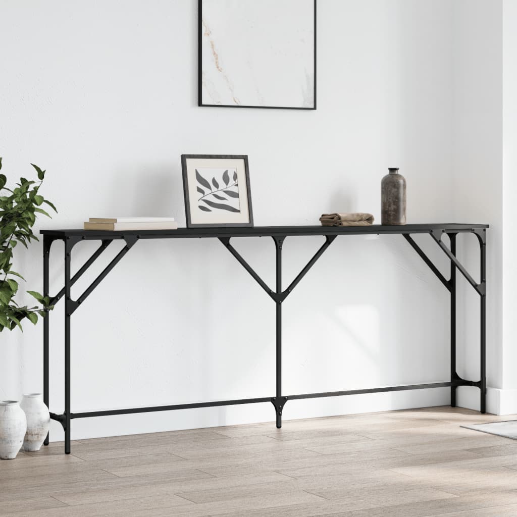 vidaXL Console Table Storage Side Sofa Desk for Living Room Engineered Wood-8