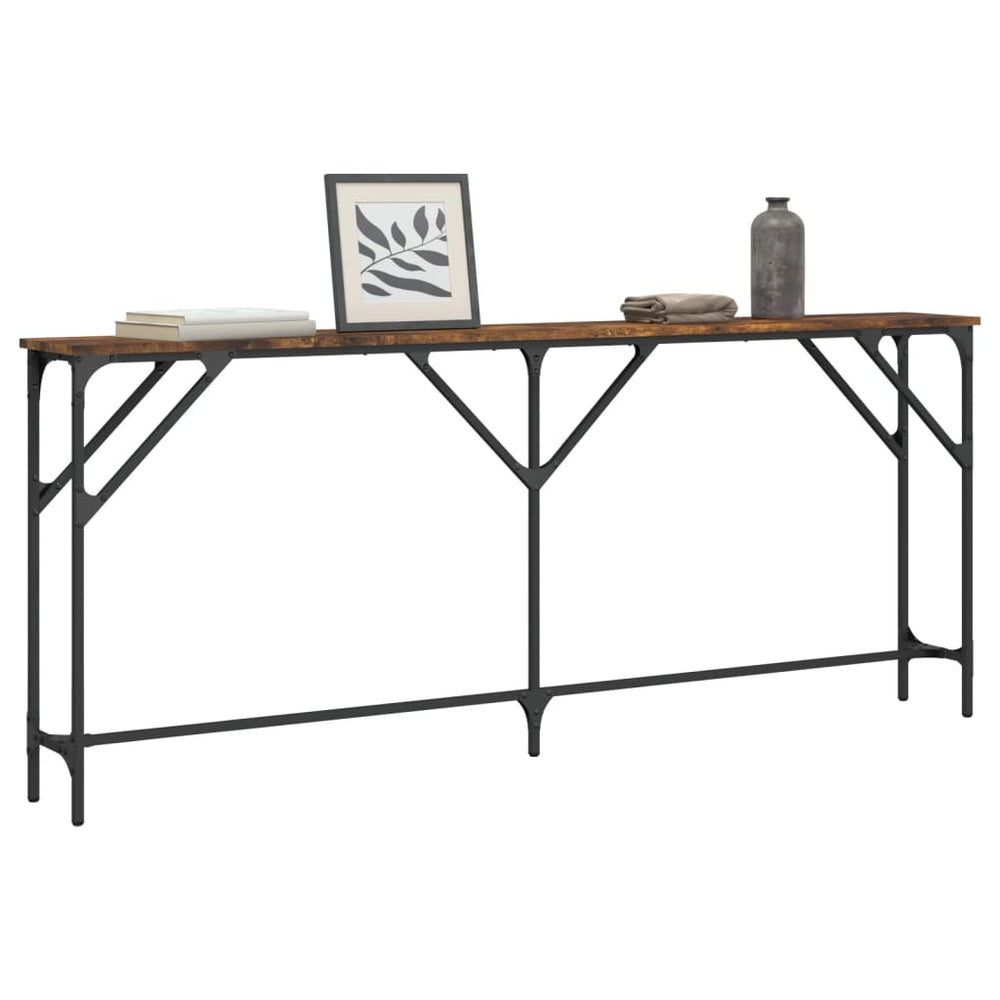 vidaXL Console Table Storage Side Sofa Desk for Living Room Engineered Wood-31