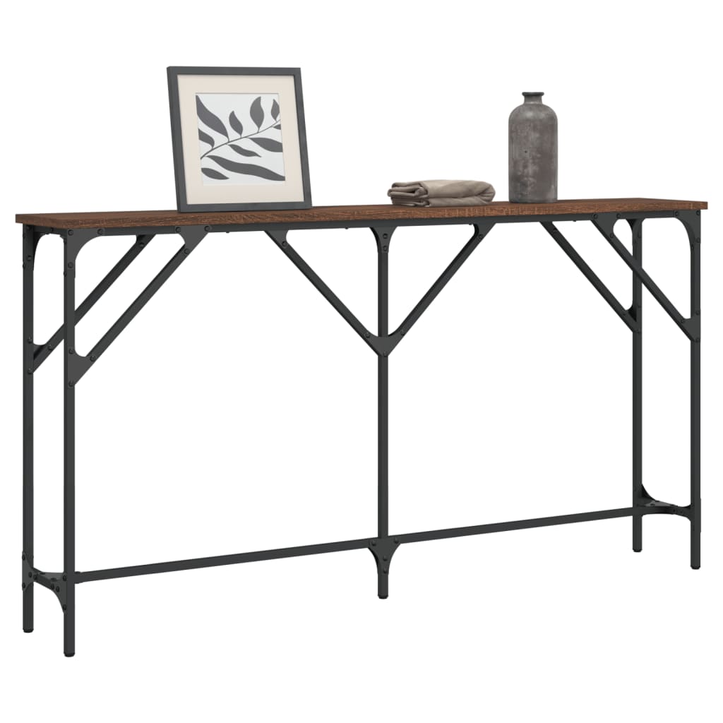 vidaXL Console Table Storage Side Sofa Desk for Living Room Engineered Wood-24
