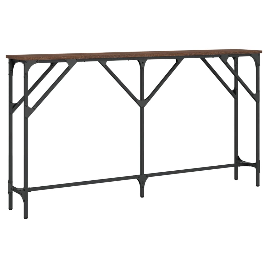 vidaXL Console Table Storage Side Sofa Desk for Living Room Engineered Wood-27