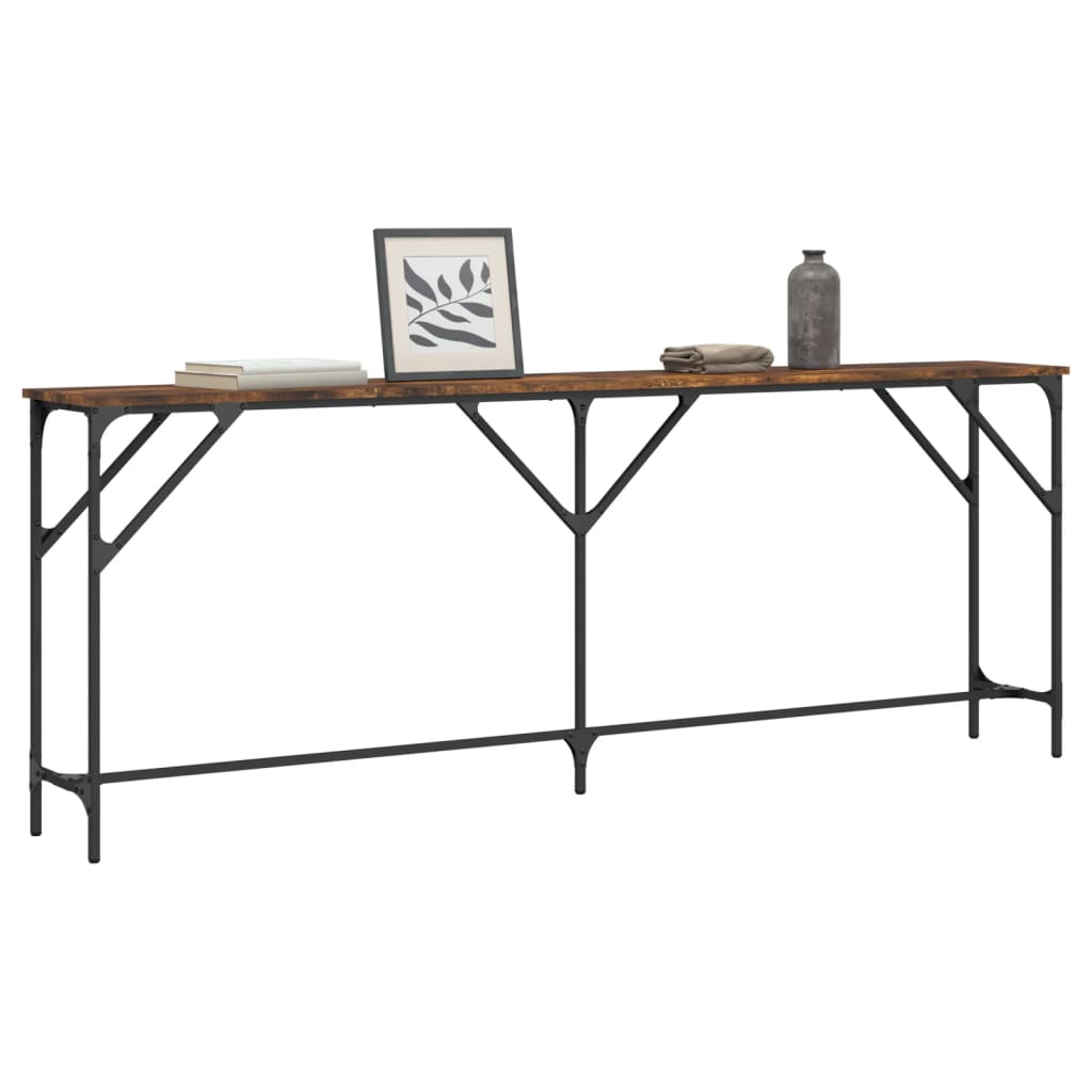 vidaXL Console Table Storage Side Sofa Desk for Living Room Engineered Wood-40