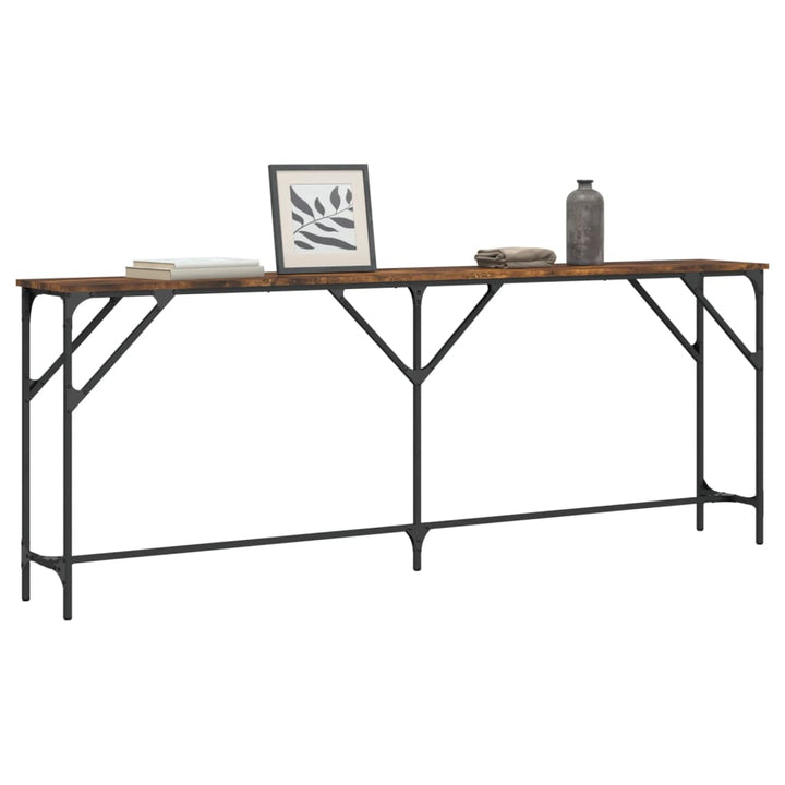 vidaXL Console Table Storage Side Sofa Desk for Living Room Engineered Wood-40
