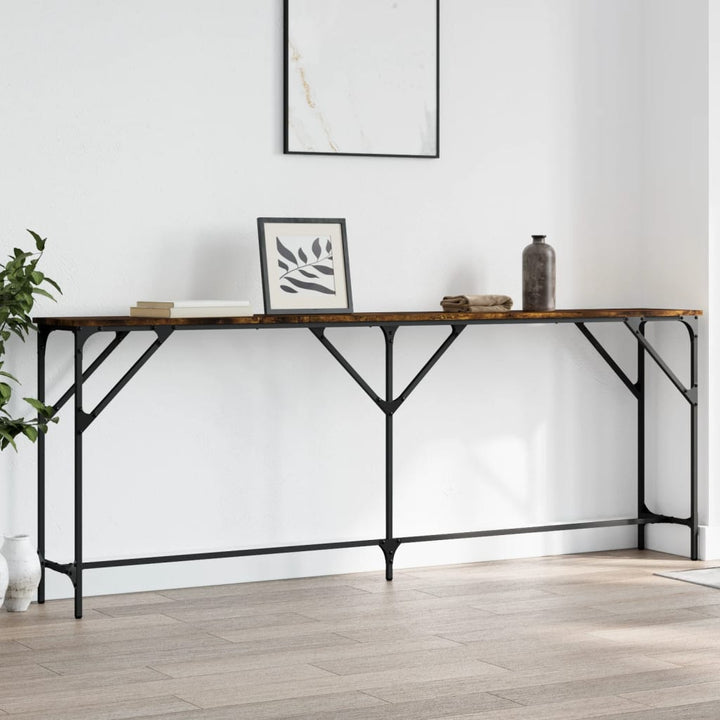 vidaXL Console Table Storage Side Sofa Desk for Living Room Engineered Wood-39