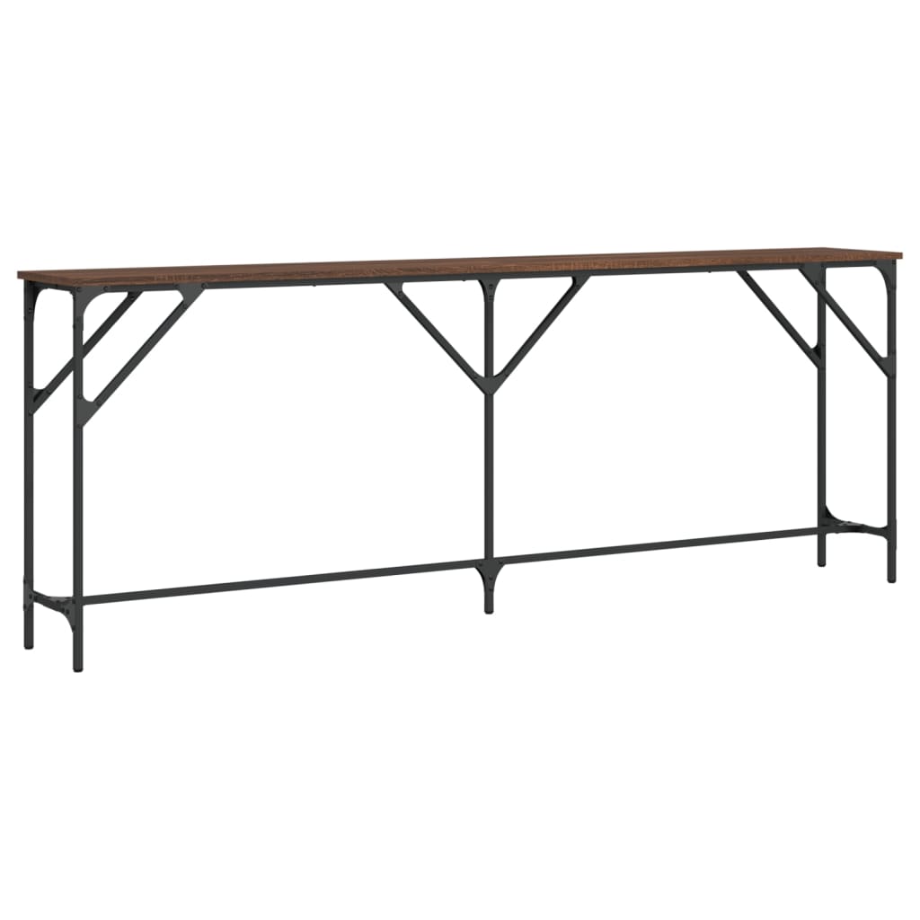 vidaXL Console Table Storage Side Sofa Desk for Living Room Engineered Wood-56