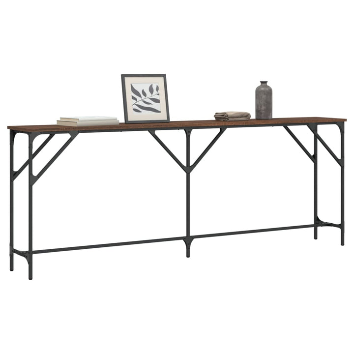 vidaXL Console Table Storage Side Sofa Desk for Living Room Engineered Wood-58