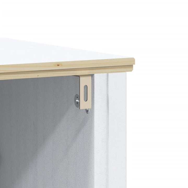 vidaXL Bathroom Furniture Set Storage Sink Cabinet Mirror BERG Solid Wood Pine-22